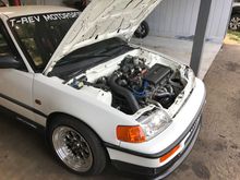 B16 intake manifold ported.