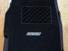 Honda Civic VI (1996 - 2000) LHD hatchback/coupe new OEM black mats floor set for sale