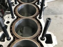 Plan on putting new Copper O-Rings and cleaning water jacket thoroughly.
Golden Eagle Sleeves - CP pistons - Eagle Rods - ARP throughout
