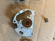 Remove the bearing retainer.