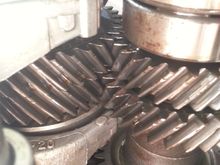 The trans I picked up has the gears lined up pretty flush with eachother.