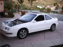 THIS IS HOW SHE SITS NOW...FOR SALE... I DO HAVE THE HOOD..ITS JUST NOT ON THE CAR