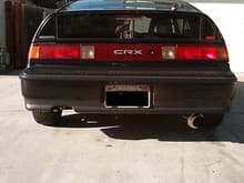 My Old CRX rear when Black