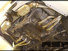 GT3 exhaust rear side