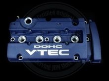 Blue H22 Valve Cover
