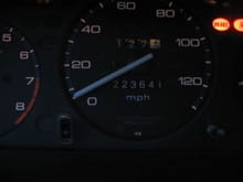 Actual mileage as of 5/30/10.  Bought car in 2002 with 7200 miles on it, and I have DD'ed it ever since.