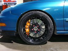 K-sport 13" Brakes with custom floating 2-pc rotors