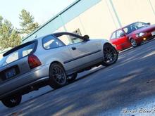 Before i lowered it and type r front and rear lips