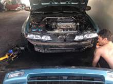 Trying to make a 91 DA integra front work on my 92 CB accord