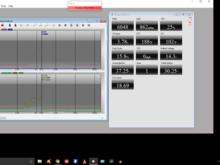and comes back up a 2nd time and peaks @6048rpm and I let off the throttle...