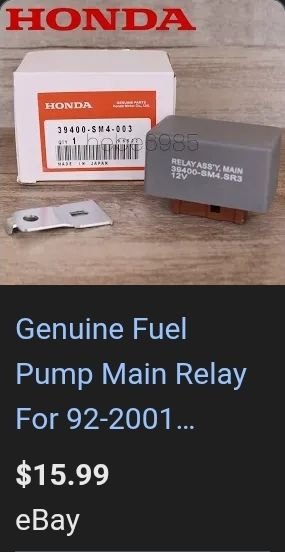 PGM-Fi Honda Main Relay