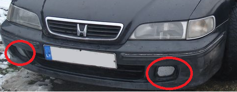 1997 honda accord fog lights