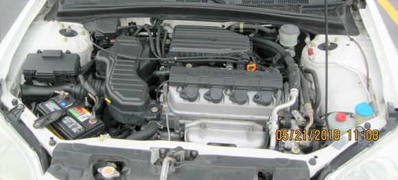 Engine bay '02 Civic LX