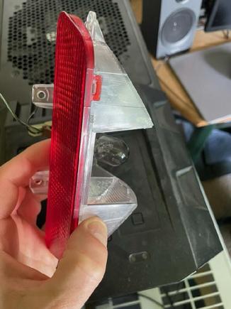 removing the lens for the 3rd brake light