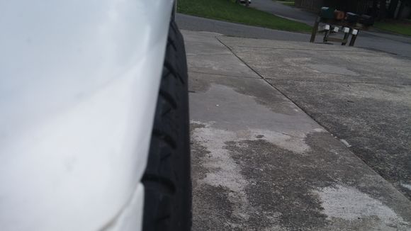 this is how much the tires stick out with the current 16" aproma 2 pieces. now you might see why flares/wider fenders are necessary with the new wheels being 16x8 +20 or 16x8.25 +/-0