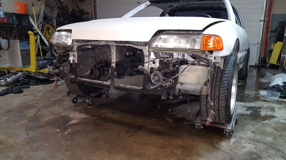 Pics with how she sits as of tonight.