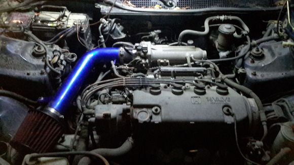 AEM dryfilter and supposed (havent verified) AEM pipe.