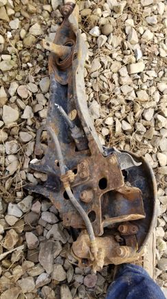 back side of them from the junk yard 