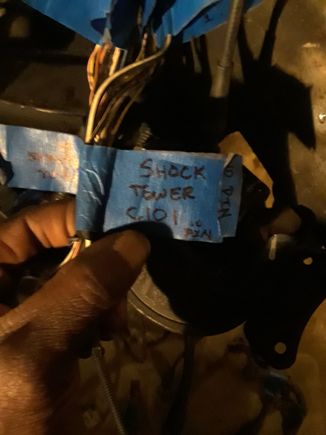J32 c101 shock tower plug 