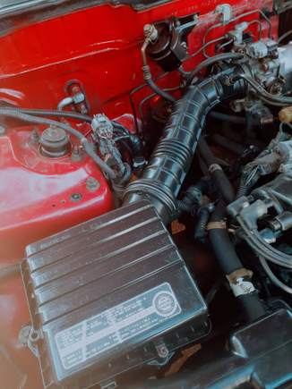 Rustoleum red was a close match, ready for a major tune, tires and o2 sensor