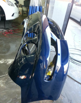 Brand new oem bumper and p1 lip was painted