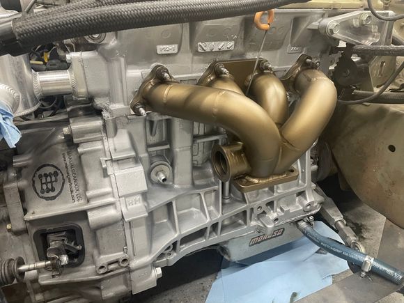 Decided to clean the front of the block and head then a light spray of clear