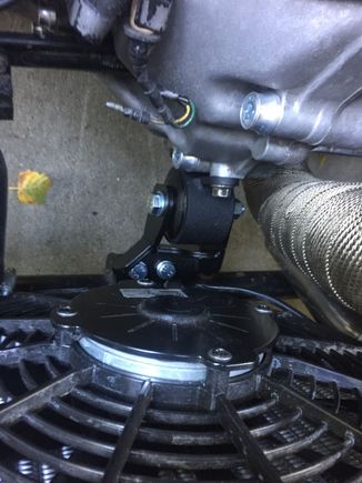 Today I installed a torque mount to try and keep the pressure off the rear mount due to my subframe being for b series because of the rhd. 