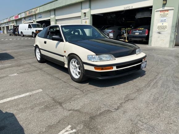 Forgot about my thread. Where to begin on an update…well after over a year in paint she was finally done with the body. Wanted a cream color and came across this color and it was it for me. Super happy with how it turned out. 