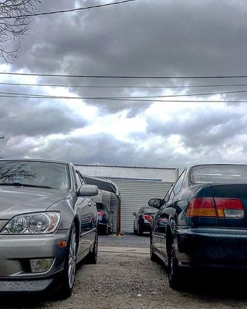 My cousins IS300 & my EJ8! 