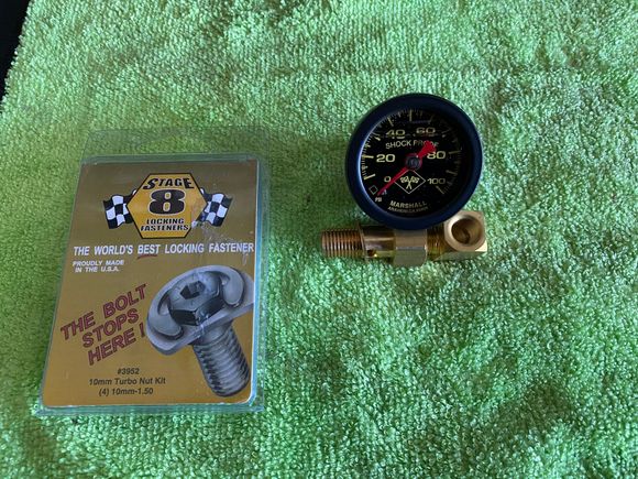 Stage 8 Turbo Hardware arrived today along with my Marshall Fuel Pressure Gauge! 