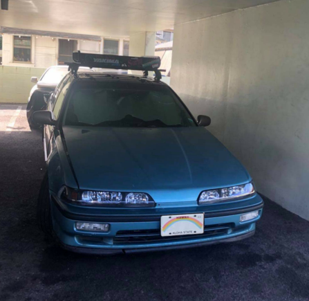 Everything is completed fitments a little better all lights work and hood is propped up for aggressive look and the fact my JDM H22A DOHC VTEC wont allow hoods to close