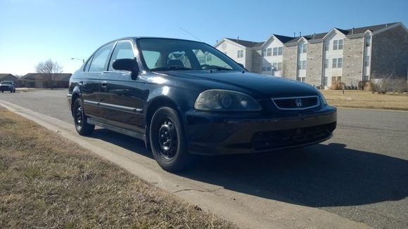 My $500 Civic the day I got it