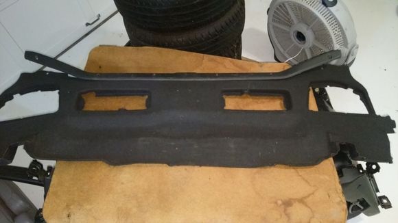 Rear trunk liner.  Actually in better condition than the picture makes it look.  The side ones were not worth salvaging, unfortunately.