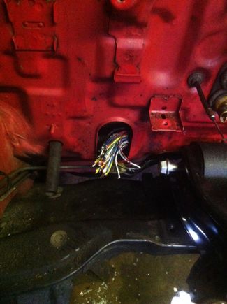 From cabin to engine bay fuse box n engine