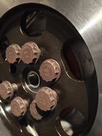 Competition Clutch 8lbs flywheel installed with rear main seal too.