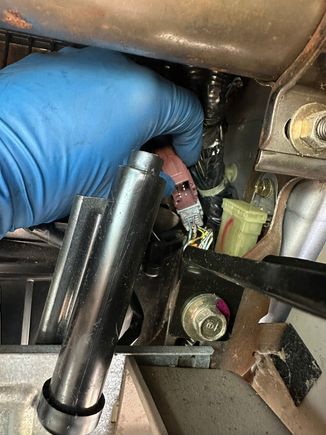 connector behind dashboard on car #2