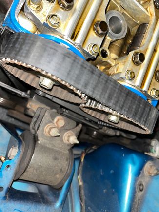 Old timing belt