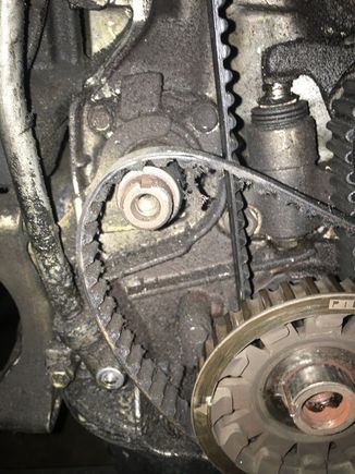 Crusty with destroyed belt.