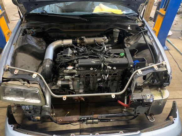 Some race bar thing to replace the core support. 
