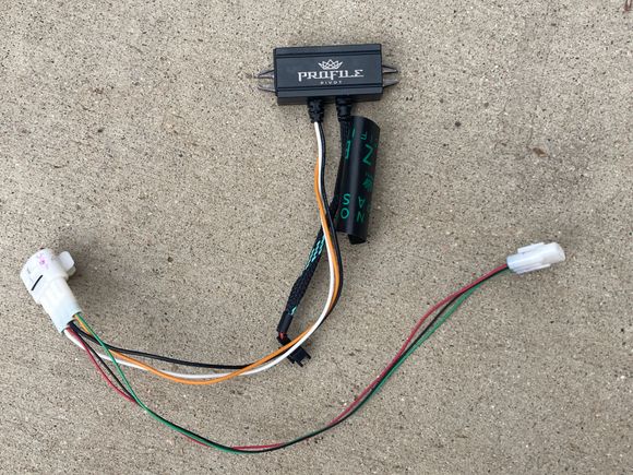 Harness to tie the halo/angel eye into factory wiring: