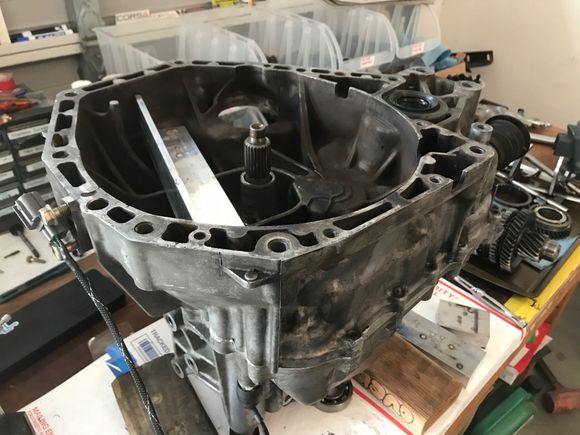 Use several bolts to close up the case. Don't use Honda bond just yet.