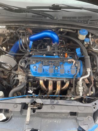 added my header today long tube fully straight pipped