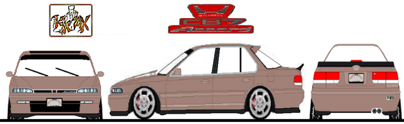 From plain basic black & white outlines to detailed resemblance of my Actual Golden CB7 Sedan. I. Put in time efforts 1 pixel a time on my pc laptop mspaint cut/paste zoom in pixel perfection..