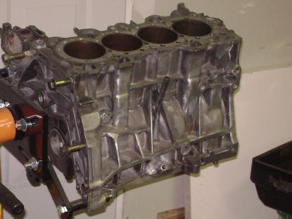 block on stand