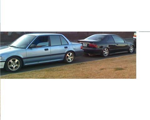 My civic and Di lons coupe