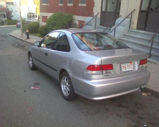 Before I Put The Si Wing,Mudguards,Silver Side Moldings And The Front Grill.
