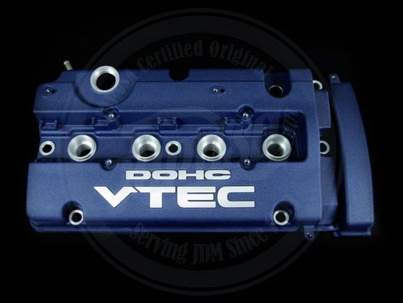 Blue H22 Valve Cover
