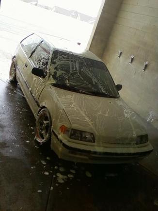 Washing the EF