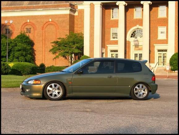 KC's old hatchback