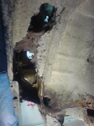 More rust found on the rear wheelwells